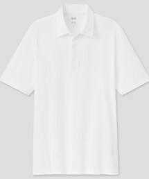 UNIQLO | エアリズム比翼襟ポロシャツ(ポロシャツ)