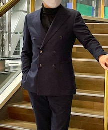 URBAN RESEARCH DOORS | フラノダブルジャケット(テーラードジャケット)