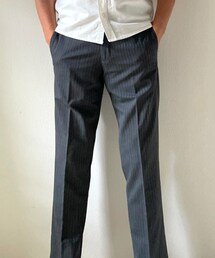 green label relaxing | ストライプアンクルパンツ(スラックス)