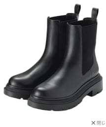 GU | GU ライトボリュームソールチェルシーブーツ Mサイズ ブラック(ブーツ)