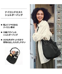 GU | ナイロンドローストリングショルダーバッグ  商品番号: 350896 カラー: 09 BLACK サイズ: ユニセックス ONE SIZE 1690円(ショルダーバッグ)