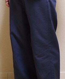 UNIQLO | リネンブレンドリラックスストレートパンツ　Sサイズ　BLUE(その他パンツ)