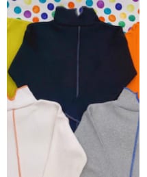 CIAOPANIC TYPY | 【KIDS】配色ステッチリブタートルプルオーバー(ニット/セーター)