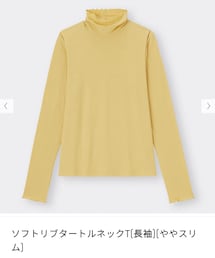 GU | ソフトリブタートルネック(Tシャツ/カットソー)