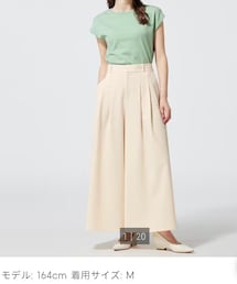 GU | タックワイドフレアパンツ(パンツ)