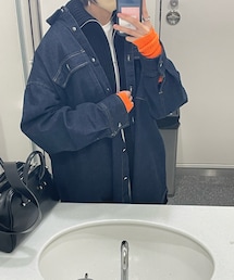 JEANASIS | デニムシャツとアームウォーマーをプラス(シャツ/ブラウス)