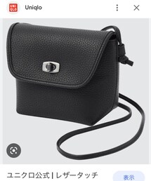 UNIQLO | レザータッチミニショルダーバッグ(ショルダーバッグ)