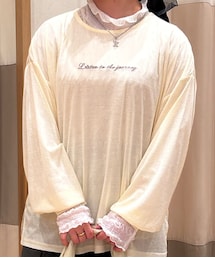 Samansa Mos2 blue | Tシャツ/カットソー