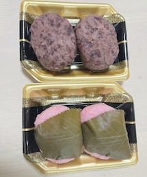 今日の甘味 | おはぎと桜餅🫘🌸(音楽/本・雑誌)