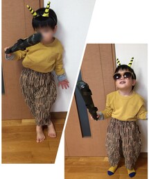 鬼コラボ息子👹👦🏻 | 黄鬼担当息子👦🏻🟨 （2年前）ツノと金棒は手作り👹(音楽/本・雑誌)