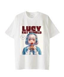 LUCY IN RECORD | LUCY IN RECORD - LUCY EAT WORLD Tシャツ(Tシャツ/カットソー)