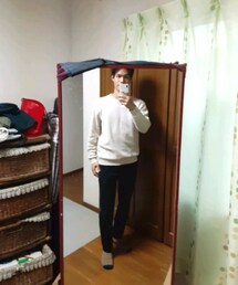 BEAUTY&YOUTH UNITED ARROWS | BY ウォッシャブル シルクミックス トリム ニット(ニット/セーター)