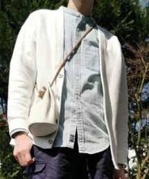 Abercrombie&Fitch | デニムバンドカラーシャツ(シャツ/ブラウス)