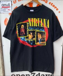 VINTAGE | 90s *RARE* NIRVANA From the Muddy Banks of the Wishkah Tee (Body: anvil 1枚タグ| USA製 | 袖裾シングル | ©︎1997) (Tシャツ/カットソー)