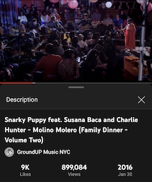 Molino Molero feat. Susana & Charlie / Snarky Puppy | Jazz Fusion (2016)(CD)
