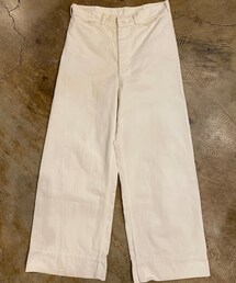 VINTAGE | 50s US NAVY White Cotton Sailor Pants(その他パンツ)