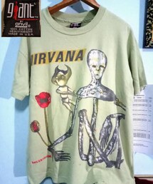 VINTAGE | 90s NIRVANA Incesticide Tee (giant by anvil | USA製 | ©︎1994)(Tシャツ/カットソー)