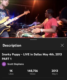 Live in Dallas (2013/05/04) Pt.1 / Snarky Puppy | Jazz Fusion (2013)(音楽/本・雑誌)