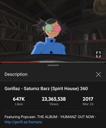 Saturnz Barz (VR 360) / Gorillaz | Alternative (2017)(音楽/本・雑誌)