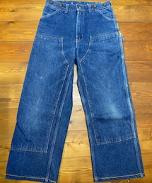 VINTAGE | 80s Carhartt 100 years Model Doble Knee Pants [USA製 UNION MADE](デニムパンツ)