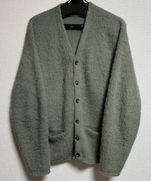 VINTAGE | *EXTREMELY RARE* 60s REVERE Young Breed Shag-Rac Sage Green Mohair Cardigan(カーディガン/ボレロ)