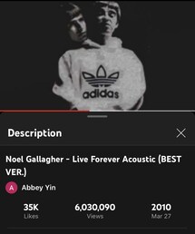 Live Forever (acoustic ver.) / Noel Gallagher | Britpop (2005)(音楽/本・雑誌)
