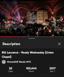 Ready Wednesday (live@Chapel) / Snarky Puppy | Jazz Fusion (2017)(音楽/本・雑誌)