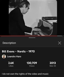 Nardis (live in 1970) / Bill Evans Trio | Jazz (1970)(音楽/本・雑誌)