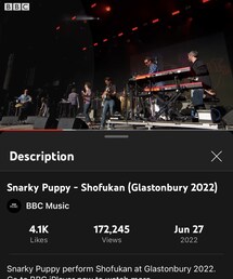 Shofukan (live @ Glastonbury 2022) / Snarky Puppy | Jazz Fusion (2022)(音楽/本・雑誌)