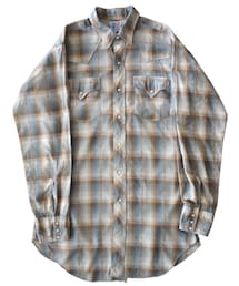 VINTAGE | 60s LEVI’S Ombre Check Western Shirt (サドルマンタグ)(シャツ/ブラウス)