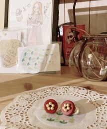 teto ohana to | tetoさんコーナー♥️配置とか撮り方とかセンスなさすぎ…でもめっちゃ可愛くて見るたびニヤニヤ🥴(イヤリング)