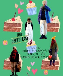 mieさんハピバ🥳❤️ | mieさんハピバです🎂素敵な一年になりますように🌈✨今年も仲良くしてください❤️(ラッピングキット)