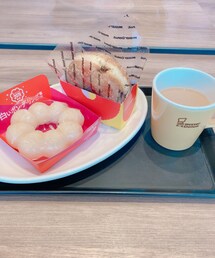 ミスド | 白いポンデリング🍩また違う味食べたいな🤤(その他)