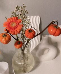 ハロウィーン👻 | ハロウィーンと伸ばすのが正式な発音だとアナウンサーの安住さんが言ってました👻😂日曜天国大好き📻やっぱりガーベラ可愛い🧡(その他)