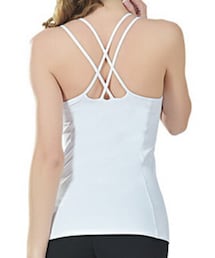 no brand | バックシャンキャミソール　ホワイト(キャミソール)