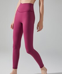 ZOMIGEN | ZOMIGEN｜高弾力レギンス ウエストクロス　ラズベリーレッド　S(レギンス/スパッツ)