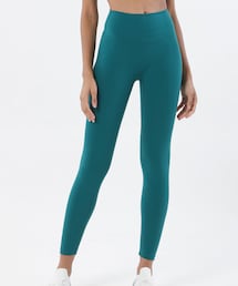 ZOMIGEN | ZOMIGEN｜シームレスレギンス ハイウエスト　テールグリーン　S(レギンス/スパッツ)