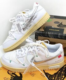 OFF-WHITE × NIKE DUNK LOW 1 OF 50 "WHITE 1" | スニーカー