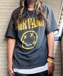 VINTAGE | USED/Vintage Nirvana "smile" Tshirts  (Tシャツ/カットソー)