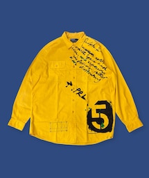 POLO RALPH LAUREN | Polo Ralph Lauren 「DUNGAREE WORKSHIRT」 L No5 ペイントシャツ (シャツ/ブラウス)