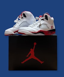 AIR JORDAN | Air Jordan 5 Retro OG "Fire Red/Black Tongue" (スニーカー)