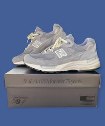 NEW BALANCE | KITH × New Balance 992 Made in USA "Argon"(スニーカー)