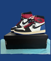AIR JORDAN | fragment design × UNION × Nike Air Jordan 1 High OG "Black/Varsity Red"(スニーカー)