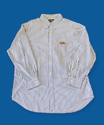 POLO RALPH LAUREN | Used 90s Ralph Lauren 「CLASSIC FIT」 3ホース ストライプ BD シャツ XL(シャツ/ブラウス)