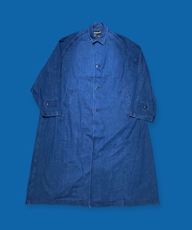 TOWNCRAFT | DENIM BALMACAN COAT タウンクラフト オーバーサイズ デニム ステンカラーコート(ジャケット/アウター)