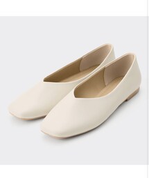 GU | スクエアシフォンフラットシューズ(パンプス)