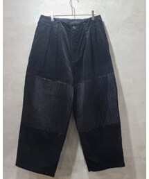 roundabout | NO：RA21AW-PT01⁡
ITEM：Corduroy 2tuck Pants(パンツ)