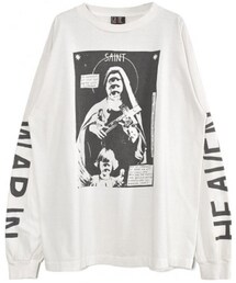 SAINT MICHAEL | LS TEE_W.I.H/WHITE(Tシャツ/カットソー)