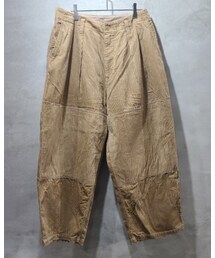 roundabout | NO：RA21AW-PT01⁡
ITEM：Corduroy 2tuck Pants⁡(パンツ)