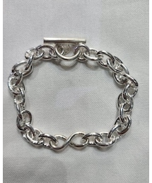 roundabout | Silver Cross-Over Bracelet(ブレスレット)